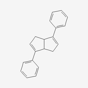 molecular formula C20H18 B12291062 3,6-Diphenyl-1,3a,4,6a-tetrahydropentalene 