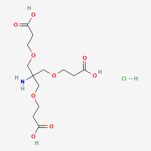 molecular formula C13H24ClNO9 B12291067 Amino-Tri-(carboxyethoxymethyl)-methane hydrochloride 
