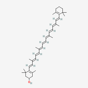 molecular formula C40H56O B12291094 Cryptoxanthin, (+/-)- CAS No. 35454-73-0