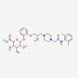 molecular formula C29H39N3O10 B12291118 Desmethyl Ranolazine-D-Glucuronide 