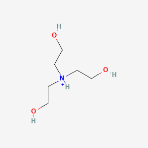 molecular formula C6H16NO3+ B1229115 Triethanolammonium 