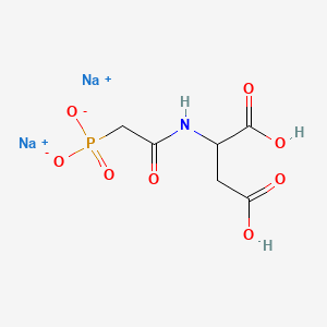 molecular formula C6H8NNa2O8P B12291150 disodium;2-[(2-phosphonatoacetyl)amino]butanedioic acid 