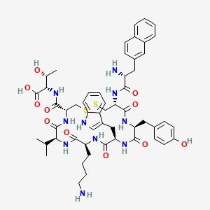 molecular formula C54H68N10O11S2 B12291162 Lanreotide (Deamidized) 