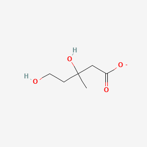 3,5-Dihydroxy-3-methylpentanoate