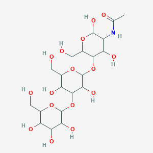 molecular formula C20H35NO16 B12291261 LinearBtrisaccharide 