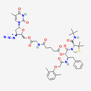 molecular formula C47H61N9O12S B1229128 Unii-W4ymn7T4MX 