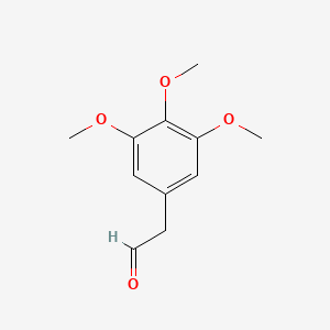 molecular formula C11H14O4 B1229130 3,4,5-Trimethoxyphenylacetaldehyde CAS No. 5320-31-0