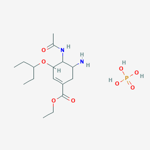 molecular formula C16H31N2O8P B12291304 ent-Oseltamivir Phosphate 