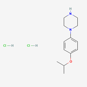 molecular formula C13H22Cl2N2O B12291388 1-[4-(Propan-2-yloxy)phenyl]piperazine dihydrochloride 