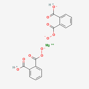 molecular formula C16H8MgO10.2H<br>C16H10MgO10 B1229142 MMPP CAS No. 78948-87-5