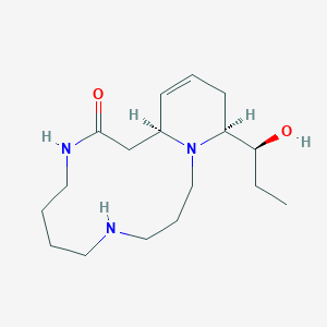 molecular formula C17H31N3O2 B1229143 Palustrine CAS No. 22324-44-3