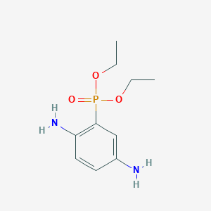 molecular formula C10H17N2O3P B12291491 Diethyl (2,5-diaminophenyl)phosphonate 