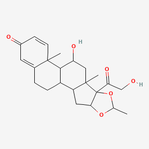 molecular formula C23H30O6 B12291507 Budesonide Impurity B 