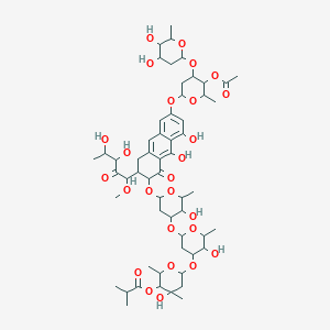 molecular formula C57H82O26 B1229152 Demethylolivomycin A CAS No. 86917-61-5