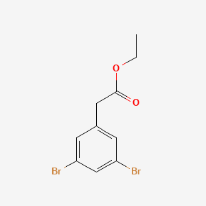 molecular formula C10H10Br2O2 B12291567 Ethyl 3,5-dibromophenylacetate 