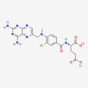 molecular formula C20H21BrN8O5 B12291643 3'-Bromomethotrexate CAS No. 13082-83-2