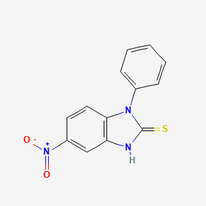 6-nitro-3-phenyl-1H-benzimidazole-2-thione