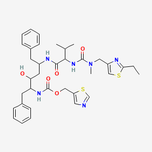 molecular formula C36H46N6O5S2 B12291687 [5S-(5R*,8R*,10R*,11R* 