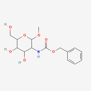 molecular formula C15H21NO7 B12291745 benzyl N-[4,5-dihydroxy-6-(hydroxymethyl)-2-methoxyoxan-3-yl]carbamate 