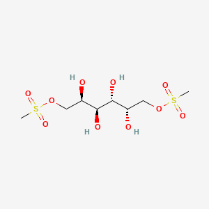 molecular formula C8H18O10S2 B12291766 Galactitol, 1,6-dimethanesulfonate CAS No. 15410-53-4