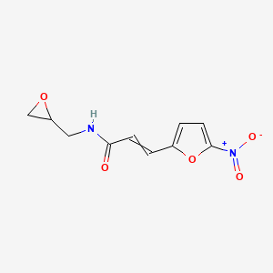 3-(5-nitrofuran-2-yl)-N-(oxiran-2-ylmethyl)prop-2-enamide
