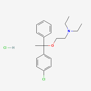 molecular formula C20H27Cl2NO B12291847 Clofenetamine hydrochloride CAS No. 2019-16-1