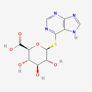 Purin-6-yl 1-thio-beta-glucopyranosiduronic acid
