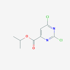 molecular formula C8H8Cl2N2O2 B12291935 Propan-2-yl 2,6-dichloropyrimidine-4-carboxylate CAS No. 92638-07-8