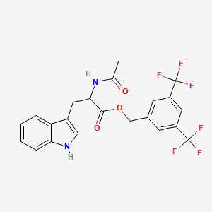 molecular formula C22H18F6N2O3 B1229202 L-732138 