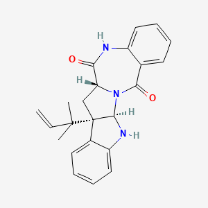 molecular formula C23H23N3O2 B1229209 Aszonalenin CAS No. 81797-27-5