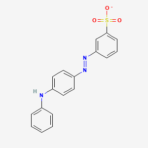 3-[(4-Anilinophenyl)diazenyl]benzene-1-sulfonate