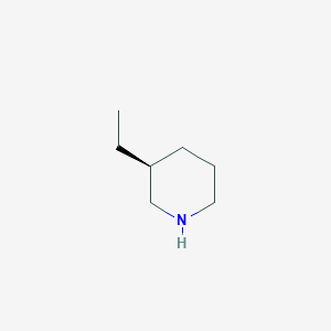 molecular formula C7H15N B12292136 (3S)-3-Ethylpiperidine 