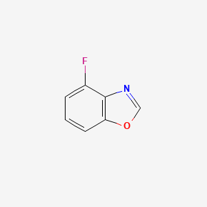 molecular formula C7H4FNO B12292151 4-Fluorobenzoxazole 