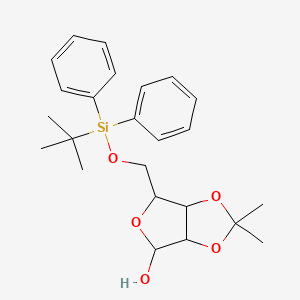 molecular formula C24H32O5Si B12292211 5-O-tert-Butyldiphenylsilyl-2,3-O-isopropylidene-D-ribofuranose 