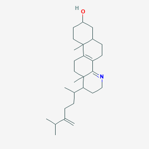 molecular formula C28H45NO B12292242 15-Aza-24-methylene-D-homocholestadiene 
