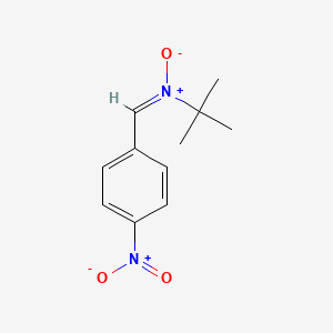 molecular formula C11H14N2O3 B1229231 N-Tert-butyl-alpha-(4-nitrophenyl)nitrone CAS No. 3585-88-4