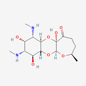 B1229232 Homospectinomycin CAS No. 97187-32-1