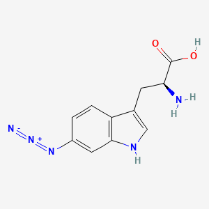 molecular formula C11H11N5O2 B1229236 6-Azidotryptophan CAS No. 81524-70-1