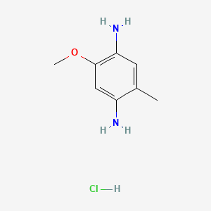 molecular formula C8H13ClN2O B12292388 4-Methoxytoluene-2,5-diamine HCl 