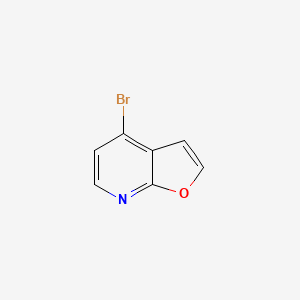 molecular formula C7H4BrNO B12292409 4-Bromofuro[2,3-b]pyridine 