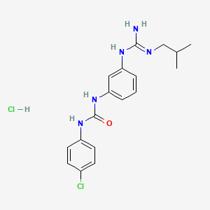 molecular formula C18H23Cl2N5O B1229245 Ici-73602 CAS No. 38787-32-5