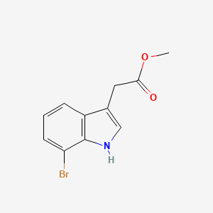molecular formula C11H10BrNO2 B12292486 Methyl 7-Bromoindole-3-acetate 