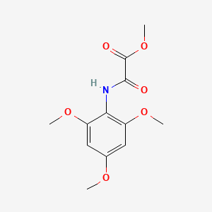 molecular formula C12H15NO6 B12292488 Methyl [(2,4,6-trimethoxyphenyl)carbamoyl]formate 