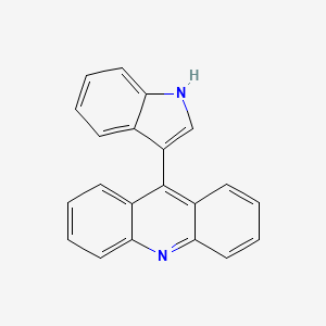 9-(1H-indol-3-yl)acridine