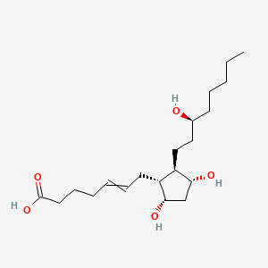 7-[(1R,2R,3R,5S)-3,5-dihydroxy-2-[(3S)-3-hydroxyoctyl]cyclopentyl]hept-5-enoic acid