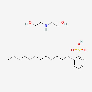 molecular formula C22H41NO5S B12292603 Monoethanolamine dodecylbenzenesulfonate 