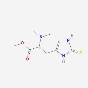 molecular formula C9H15N3O2S B12292671 N-DesmethylL-Ergothioneine-d6MethylEster 