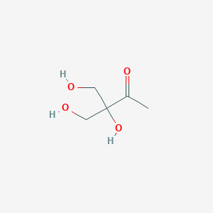 molecular formula C5H10O4 B12292711 3,4-Dihydroxy-3-(hydroxymethyl)butan-2-one CAS No. 6784-03-8