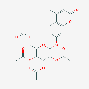 molecular formula C24H26O12 B12292779 4-Methylumbelliferyl 2,3,4,6-tetra-O-acetyl-beta-D-galactopyranoside 
