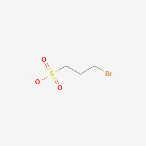molecular formula C3H6BrO3S- B1229281 3-Bromopropanesulfonate 